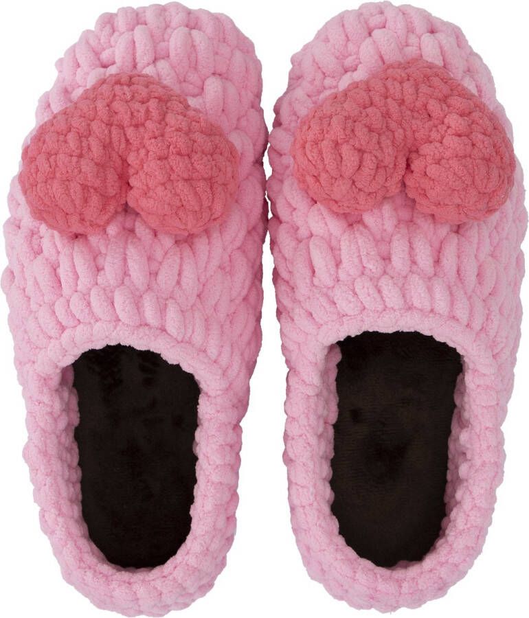 Uzurii Fluffy Pink Heart Roze