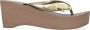 Uzurii Gold Crocodile Switch High Heel Dames Slippers Taupe | Taupe | Gold Crocodile Switch High Heel - Thumbnail 2