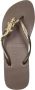 Uzurii Green Crocodile Switch High Heel Dames Slippers Gold | Goud | Green Crocodile Switch High Heel - Thumbnail 1