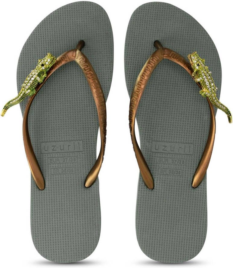 Uzurii Green Crocodile Switch Legergroen