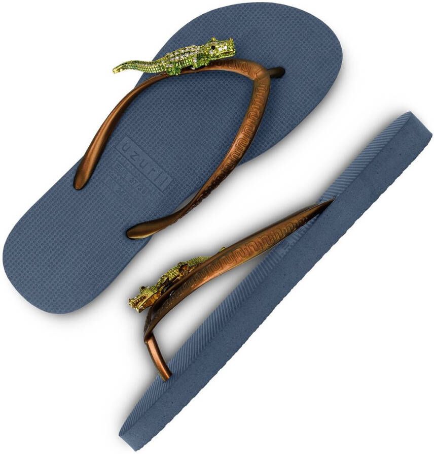Uzurii Green Crocodile Switch Marineblauw