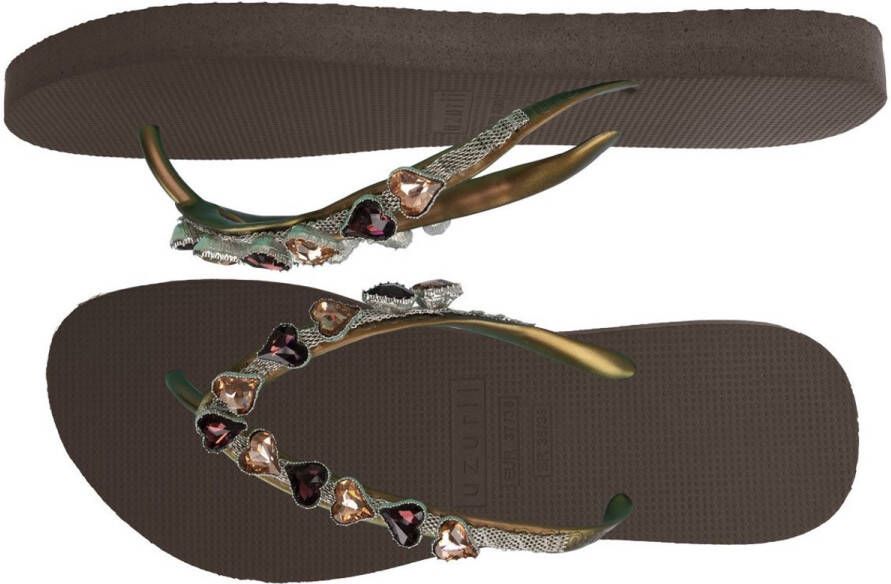 Uzurii Heart Bronze bruin slippers dames (18.216.03)