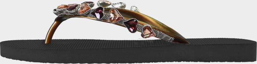 Uzurii Heart Bronze dames slippers Army Green - Foto 7