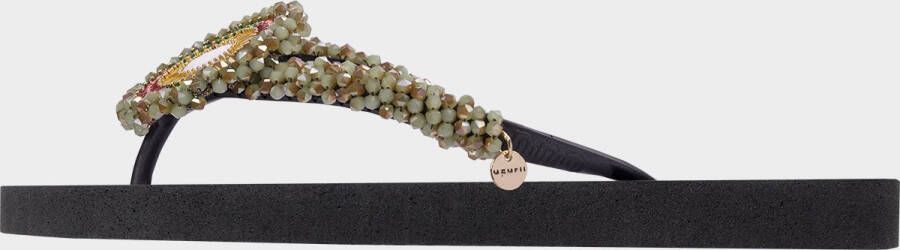 Uzurii Maria Army Green dames slippers Black - Foto 2