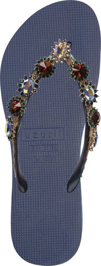 Uzurii Monroe Dames Slippers Navy Blue | Blauw | Kunststof