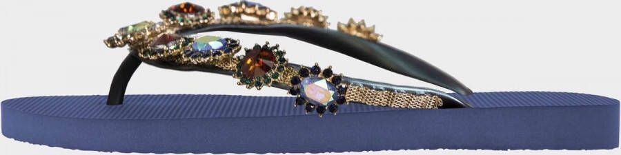 Uzurii Monroe Dames Slippers Navy Blue | Blauw | Kunststof - Foto 2