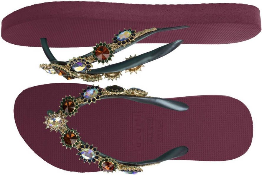 Uzurii Monroe Dames Slippers Ruby | Bordeaux | Kunststof