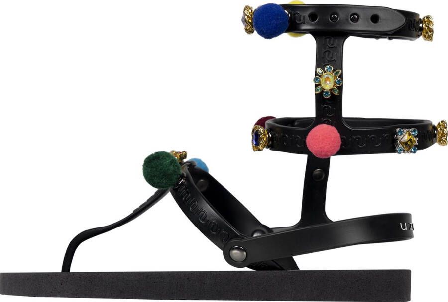 Uzurii Mystique Pompom dames slippers Army Green - Foto 2