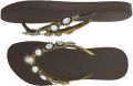 Uzurii Teenslippers Dames Koffie - Donkerbruin