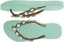 Uzurii Pearl Monroe dames slippers Mint green - Thumbnail 1