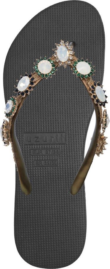 Uzurii Teenslippers Dames Zwart