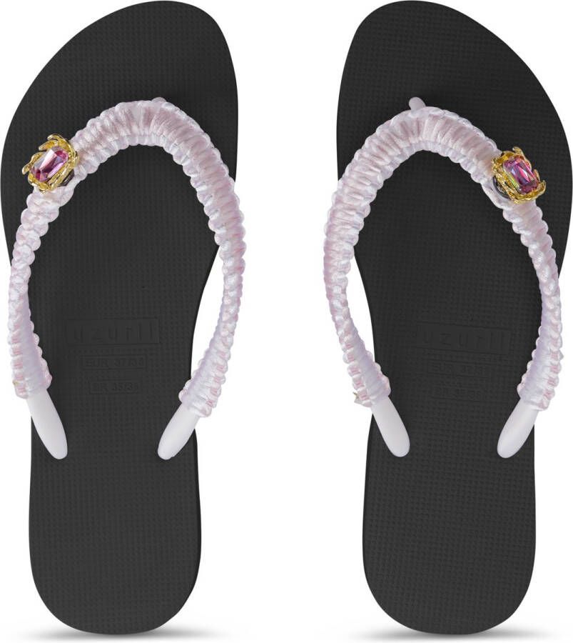 Uzurii Teenslippers Pink Macrame Switch