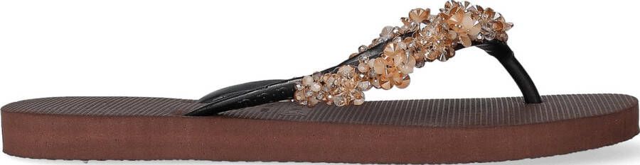 Uzurii Precious Bloom Gold Dames Slippers Coffee | Bruin | Precious Bloom Gold - Foto 10