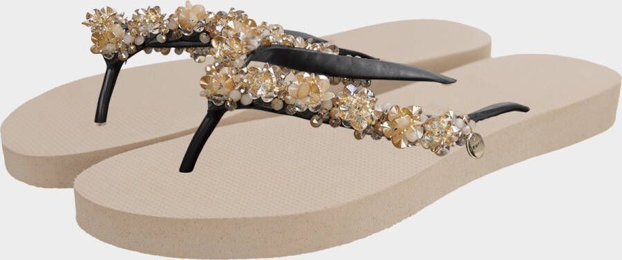 Uzurii Precious Bloom Gold dames slippers Mint green - Foto 2