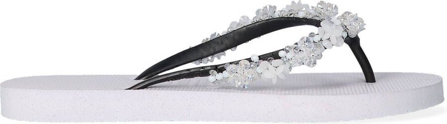 Uzurii Precious Bloom White Dames Slippers White | Wit | Precious Bloom White - Foto 2