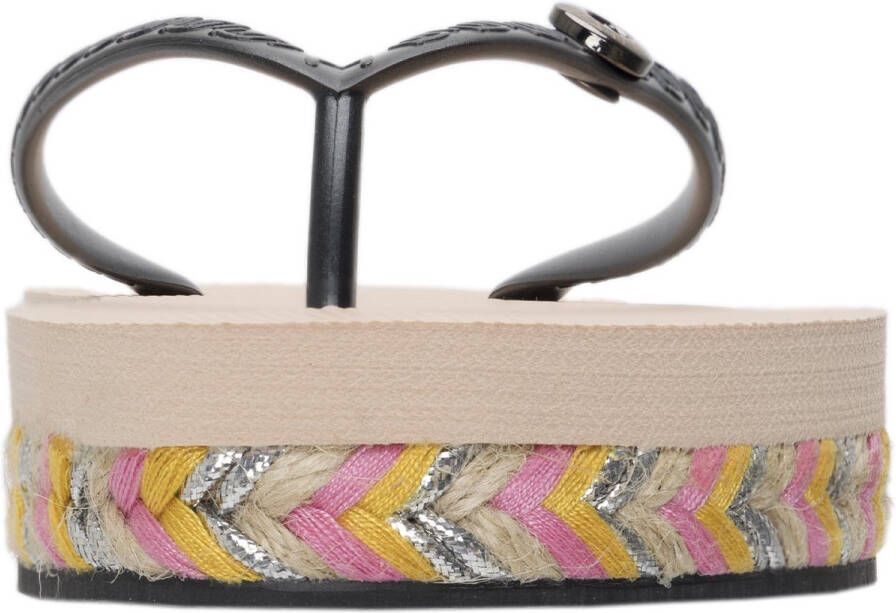Uzurii Raffia Swtich Dames Slippers Sand