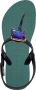 Uzurii Selena Butterfly Chrystal dames slippers Forest Green - Thumbnail 1