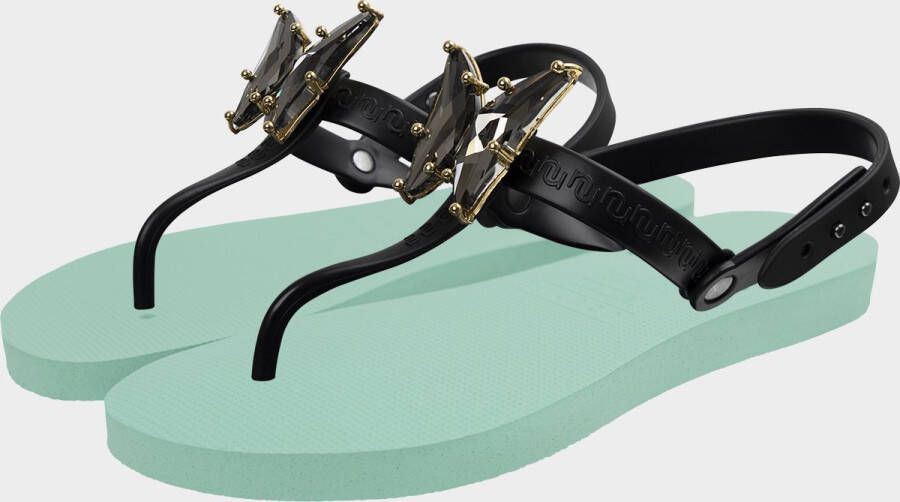 Uzurii Selena Butterfly Silver dames slippers Mint green - Foto 2