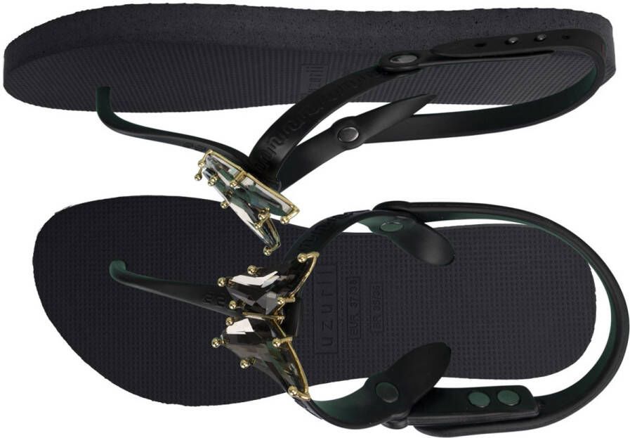 Uzurii Selena Butterfly Silver dames slippers Mint green