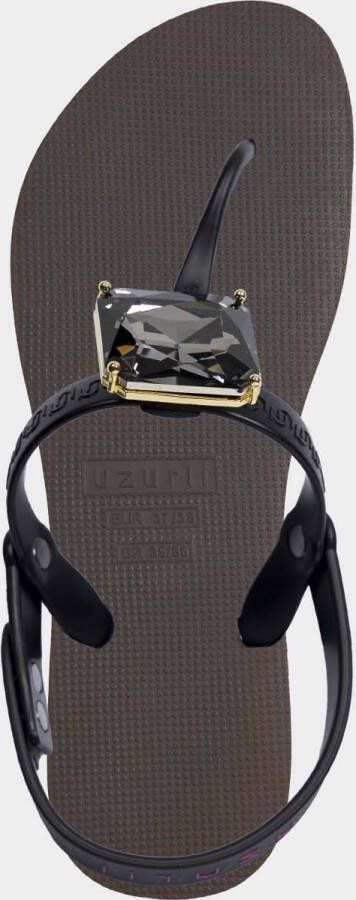 Uzurii Selena Diamond Silver dames slippers Mint green