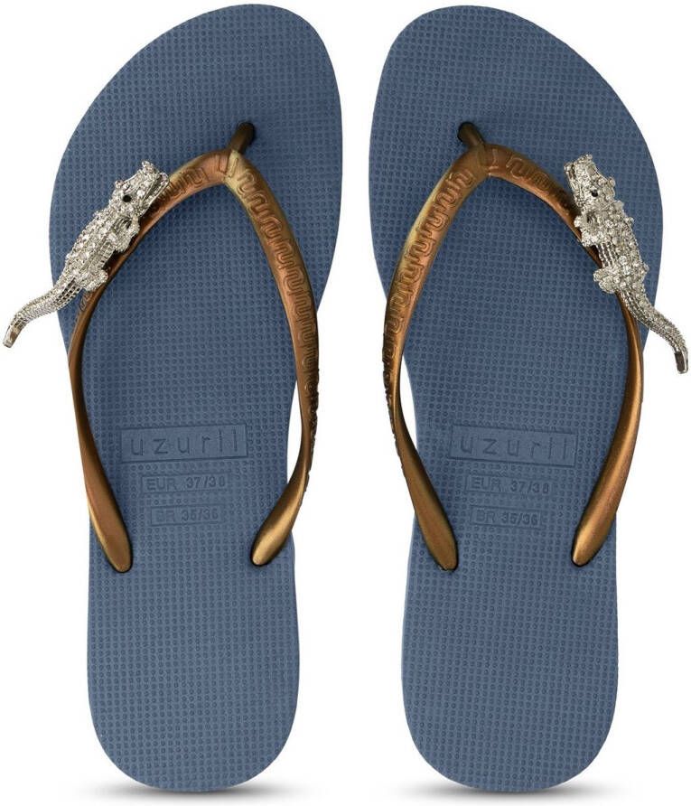 Uzurii Silver Crocodile Switch Marineblauw