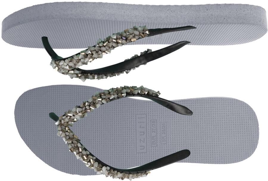 Uzurii Classic Aby Gold dames slippers Mint green - Foto 3