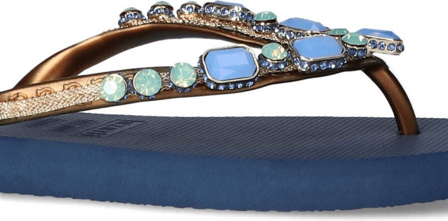 Uzurii Copa Cabana Blue Dames Slippers Navy Blue | Blauw | Copa Cabana Blue - Foto 3