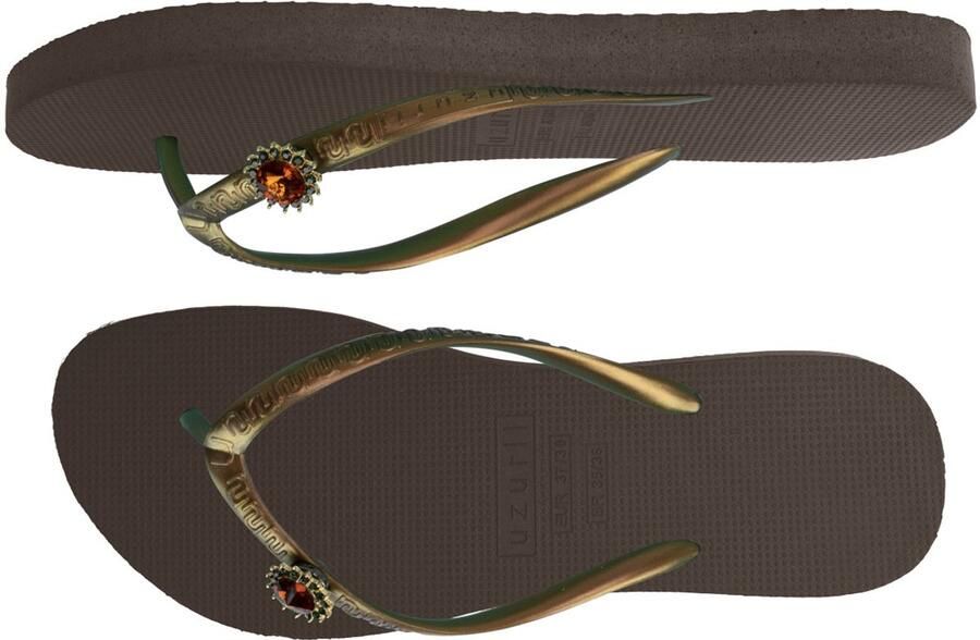 Uzurii Dames Teenslippers Original Switch Bruin - Foto 3