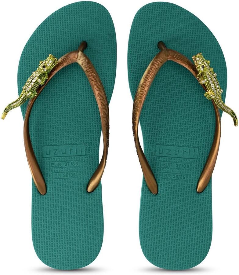 Uzurii Green Crocodile Switch Bosgroen - Foto 2