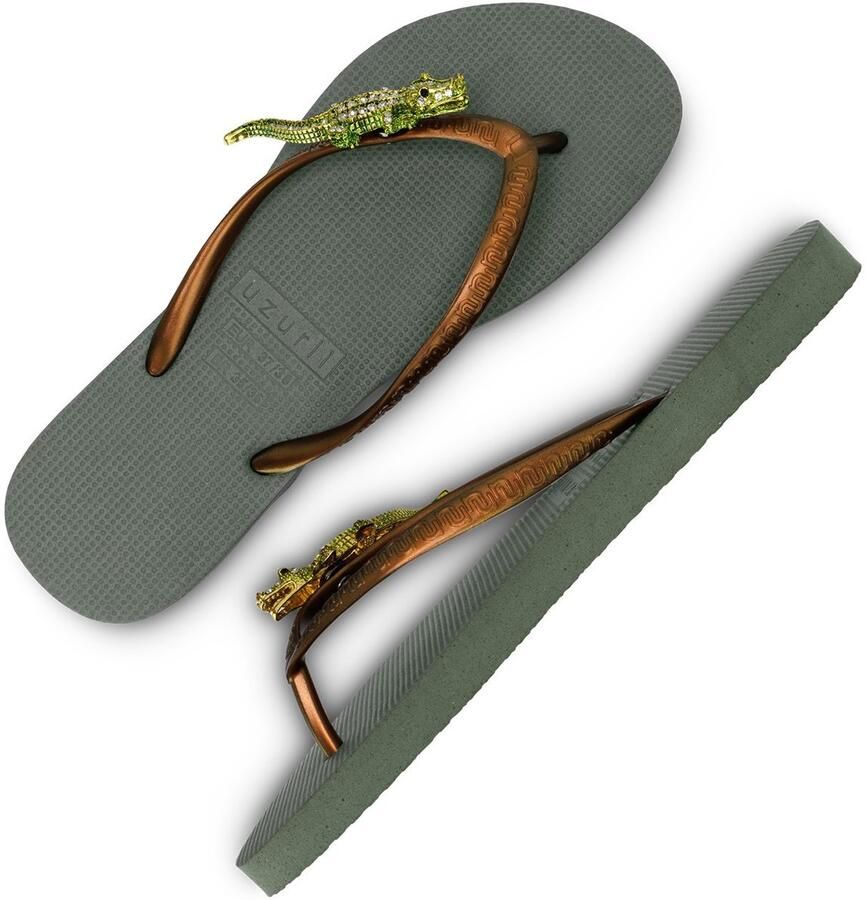 Uzurii Green Crocodile Switch Legergroen