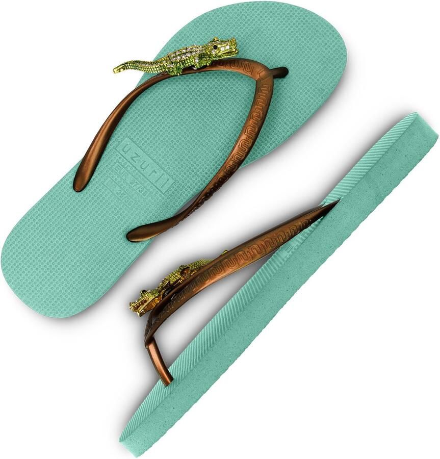 Uzurii Green Crocodile Switch Mintgroen