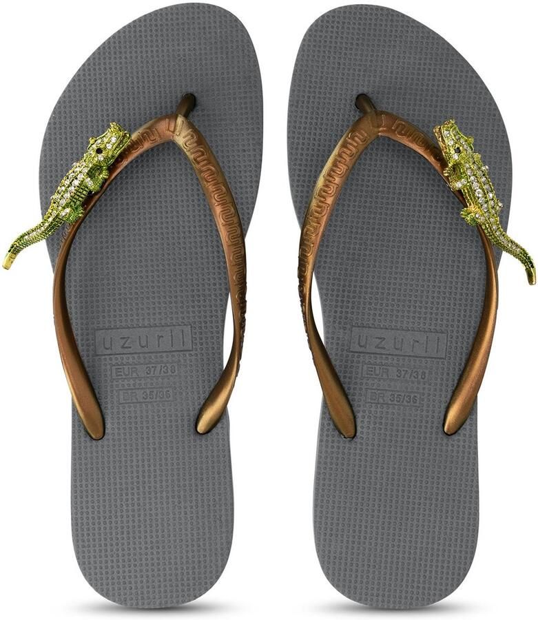 Uzurii Green Crocodile Switch Zilver