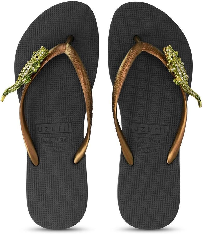 Uzurii Green Crocodile Switch Zwart