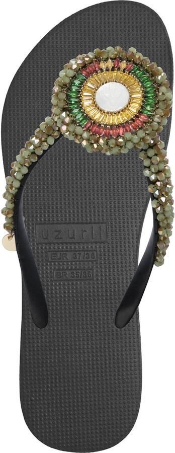 Uzurii Maria Army Green dames slippers Black - Foto 2