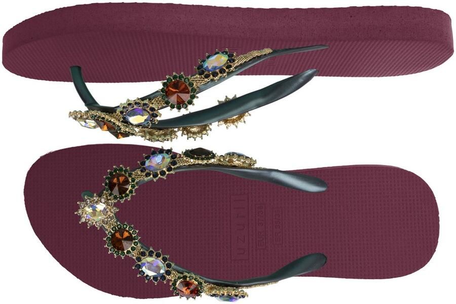 Uzurii Monroe Dames Slippers Ruby | Bordeaux | Kunststof - Foto 2