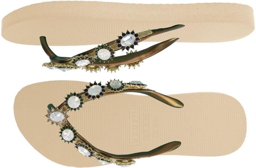 Uzurii Pearl Monroe dames slippers Mint green