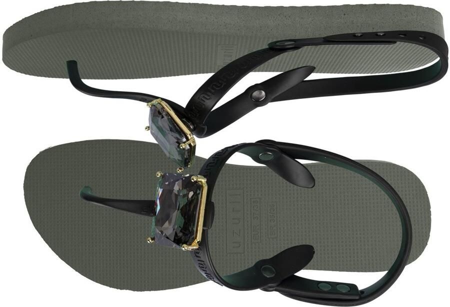 Uzurii Selena Diamond Silver dames slippers Mint green - Foto 2