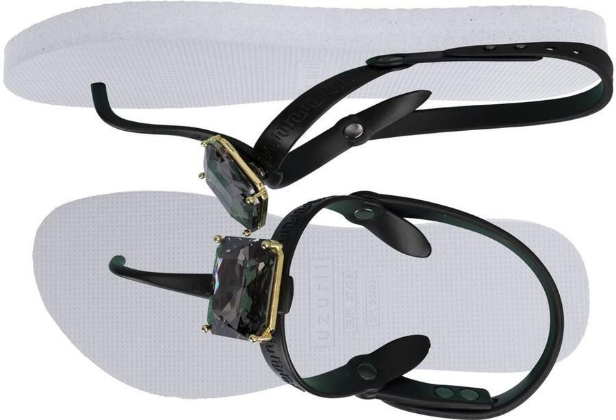 Uzurii Selena Diamond Silver dames slippers Army Green - Foto 3