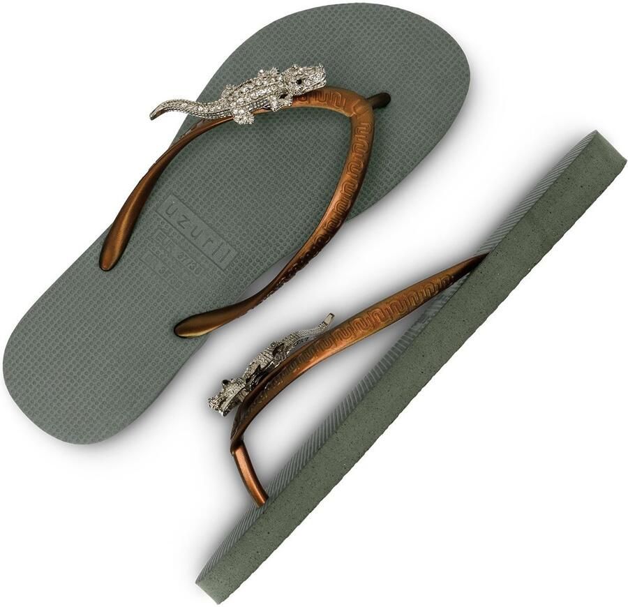 Uzurii Silver Crocodile Switch Legergroen - Foto 2