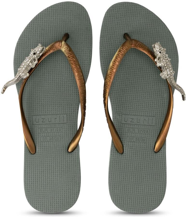 Uzurii Silver Crocodile Switch Legergroen - Foto 2