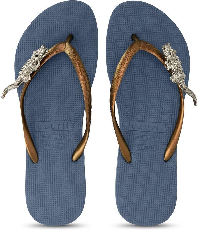 Uzurii Silver Crocodile Switch Marineblauw