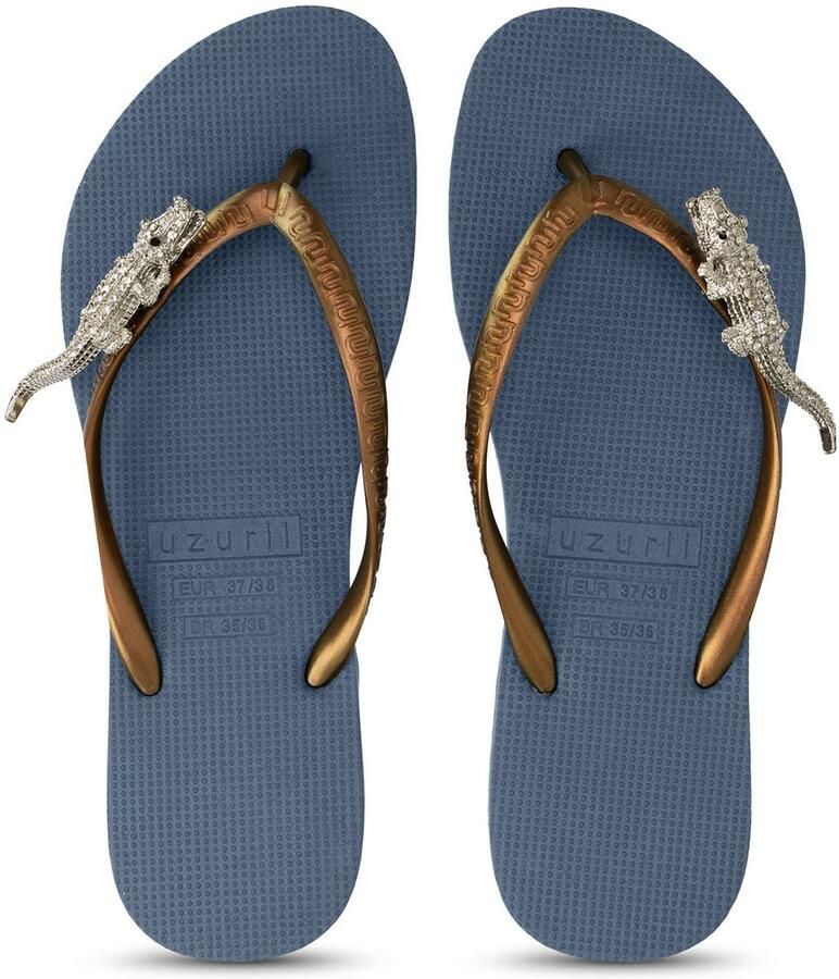 Uzurii Silver Crocodile Switch Marineblauw