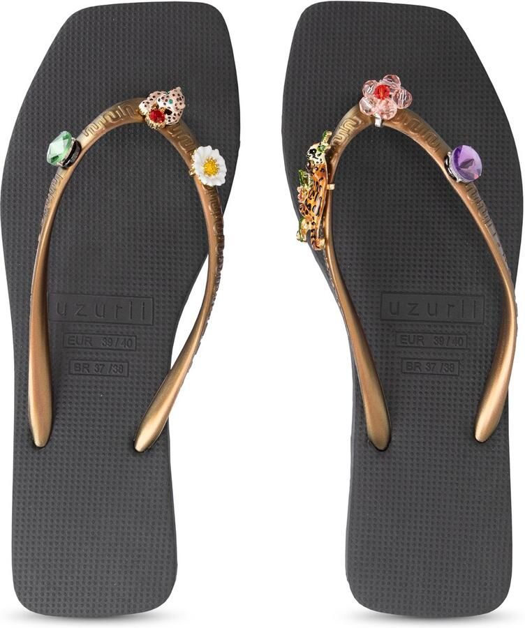 Uzurii Teenslippers Dames black