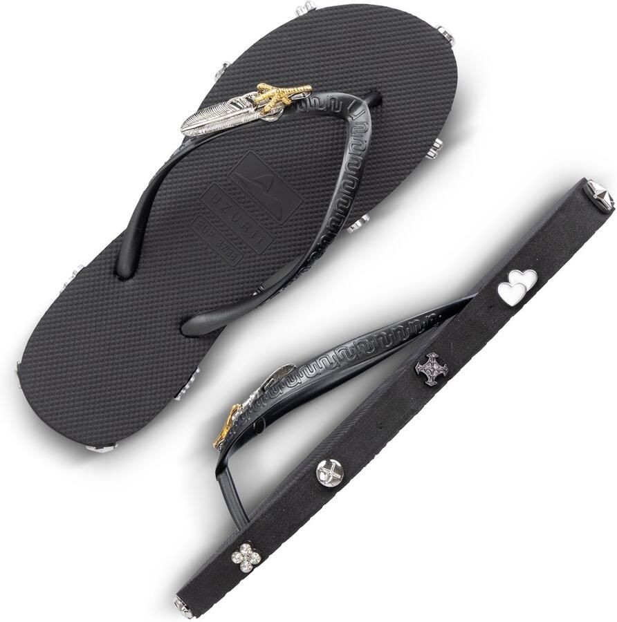 Uzurii Teenslippers Dames black