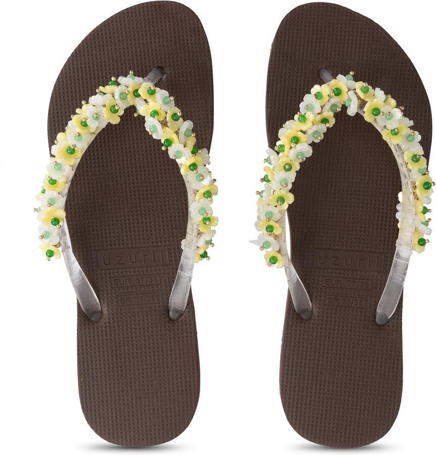 Uzurii Teenslippers Dames Coffee