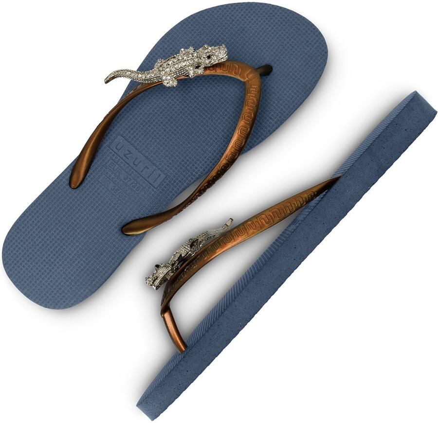 Uzurii Silver Crocodile Switch Marineblauw - Foto 2