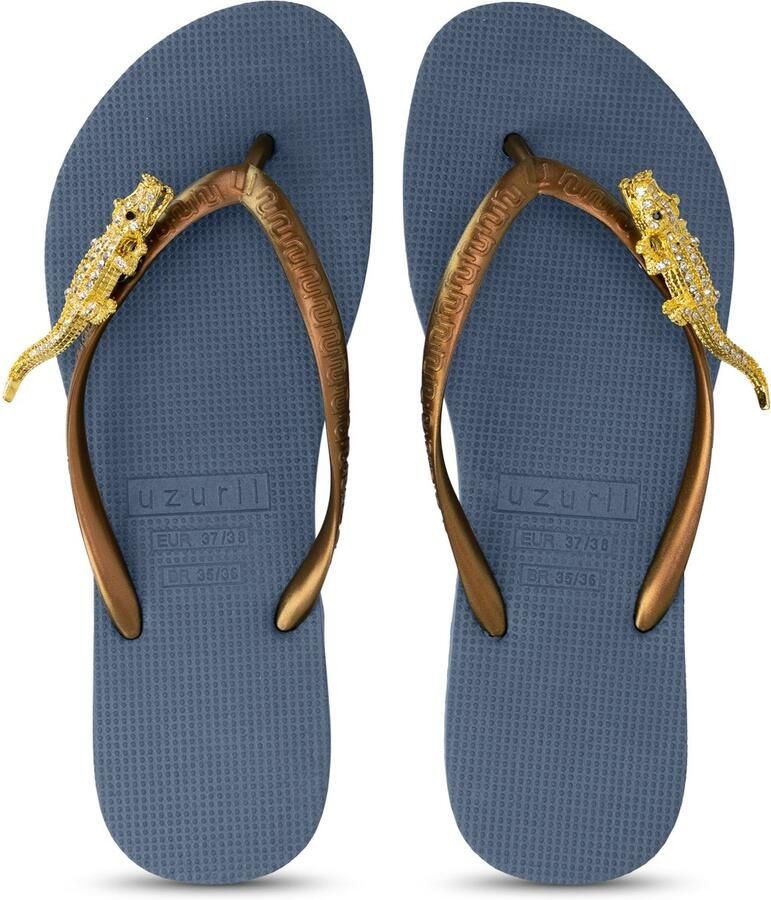 Uzurii Gold Crocodile Switch Marineblauw - Foto 2