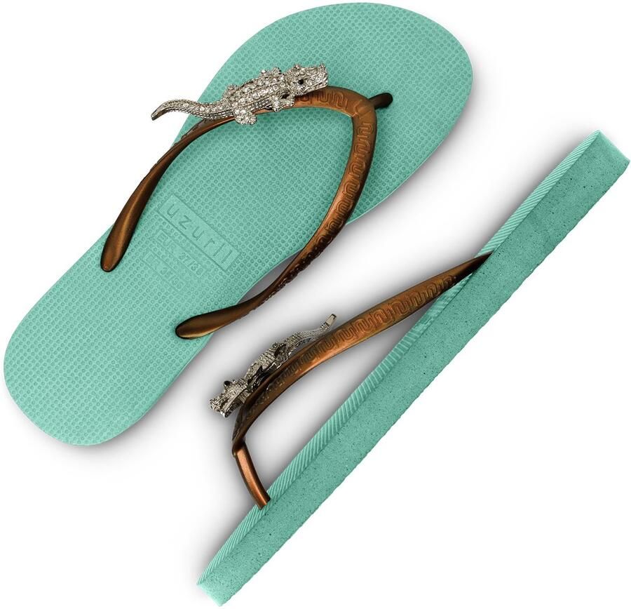 Uzurii Silver Crocodile Switch Mintgroen - Foto 2