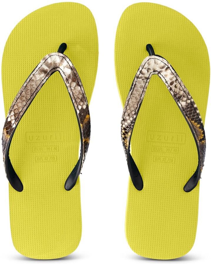 Uzurii Teenslippers Dames Neon Lime