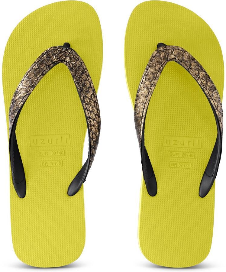 Uzurii Teenslippers Dames Neon Lime